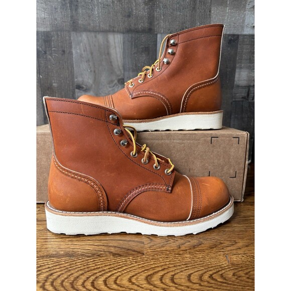 Red Wing Iron Ranger 8089 Oro Leather Boots Men’s Sz 7 D Made in USA